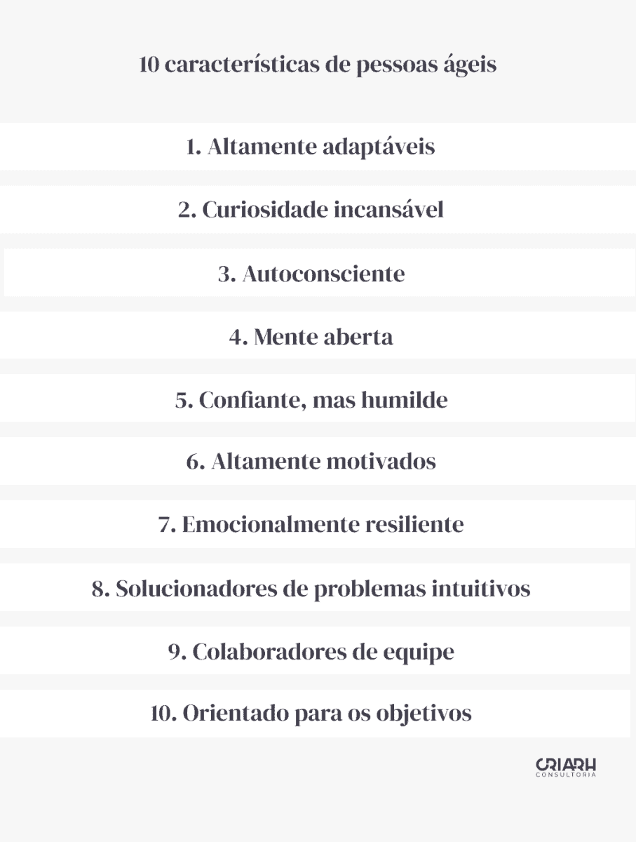 Características Pessoas Ágeis