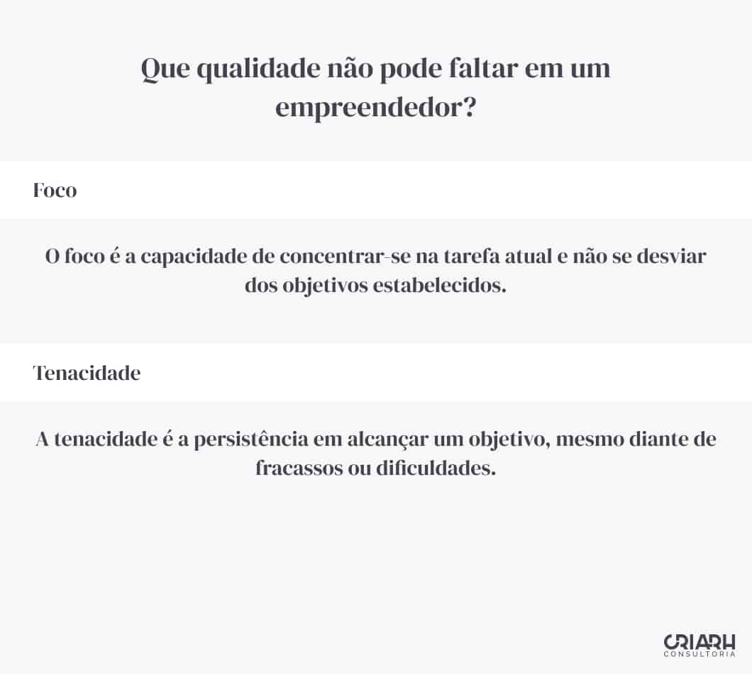 Qualidade que não pode faltar em características do comportamento empreendedor